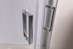 OLSEN SPA - Čtvrtkruhový sprchový kout s vaničkou BILBAO - Barva rámu - Chrom/Leštěný hliník (ALU), Rozměr A - 90, Rozměr B - 90, Směr zavírání - Univerzální Levé / Pravé, Výplň - Pear bezpečnostní sklo - 5 mm OLBBIL90CP