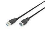 Digitus černá / Prodlužovací kabel USB 3.0 A-A / 3 m (AK-300203-030-S)