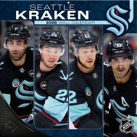 JF Turner Kalendář Seattle Kraken NHL 2026 Wall Calendar