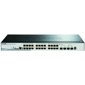 D-Link DGS-1510-28P/E DGS-1510-28P/E síťový switch 24 + 4 porty 92 Gbit/s funkce PoE