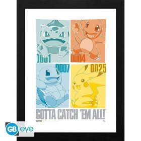Pokémon Zarámovaný plakát - Pikachu 30 x 40 cm