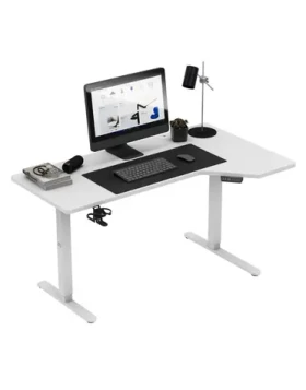 Mark Adler Leader 9.1 bílá / Kancelářský elektrický stůl / 145 x 72-118 cm (MA-LEADER 9.1 WHITE)