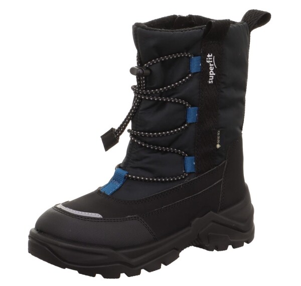 Chlapecké zimní boty barefit SNOW MAX Black/Blue Gore-Tex, Superfit , 1-002025-0000, černá - 28