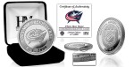 Highland Mint Mince Columbus Blue Jackets NHL Team Silver Commemorative Coin 39mm