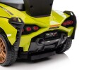 Mamido Dětské odrážedlo auto s vodící tyčí Lamborghini Sian zelené