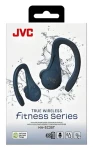 JVC HA-EC25TAU modrá / Bezdrátová sluchátka s mikrofonem / Bluetooth 5.1 / IPX5 / Nabíjecí pouzdro (HA-EC25TAU)