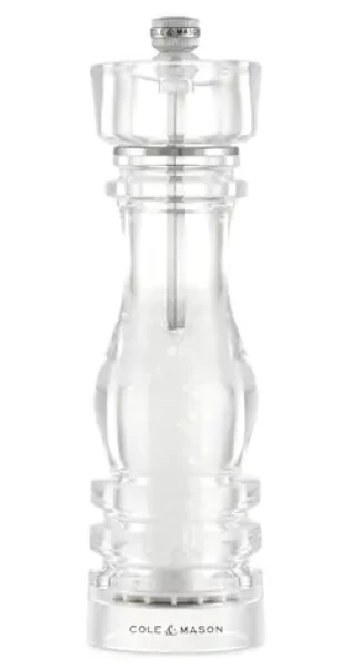 ColeMason London Mlýnek na pepř / výška 22 cm / akryl / karbonová ocel (H233109)