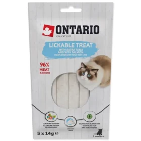 Ontario Lízací pochoutka extra tuňák a losos 5x14g (213-53718)