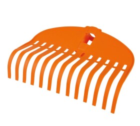 FESTA 45327 Hrábě švédské, lamelové, 24cm, plast, bez násady, sys. click ON-OFF