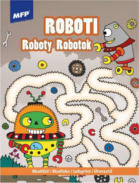 Omalovánky - Bludiště Roboti 210x276/32s