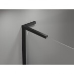 MEXEN/S - Mist L sprchové dveře křídlové pravé 105, černá dekor, černá 8A4L-105-000-70-77-P