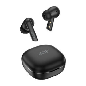 QCY HT05 MeloBuds černá / Bezdrátová sluchátka / mikrofon / ANC / Bluetooth 5.2 / IPX5 / s dobíjecím boxem (HT05 black)