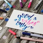 Sada fixů STABILO Pen 68 Brush, štětcový hrot, 8ks