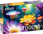 ENJOY Puzzle Květy v dešti
