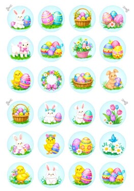 Obrázek Jedlý papír Velikonoce Barevné