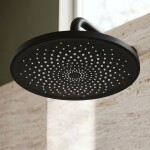 REA - Kulatá dešťová sprcha JS-021B Black REA-P0615