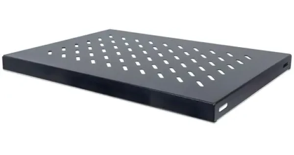 Intellinet rack police černá / Rack police / 19" / 1U / hloubka 345 mm / nosnost 50 kg (712521)