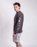 Tričko Service Works Bootleg Long Sleeve Tee CHARCOAL