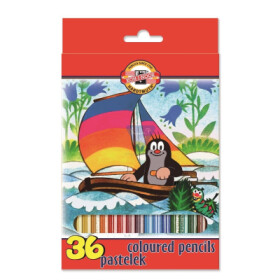 Koh-i-noor pastelky Krtek 36 ks, dlouhé