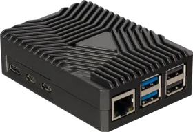 JOY-IT Raspberry Pi case Alu-09 pro Raspberry Pi 5 černá (RB-AlucaseP5-09)