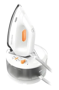 Braun CareStyle Compact IS 2132 WH oranžová / Parní generátor / 2400 W / 1.5 l / 120 g/min / iCare (0128804000)