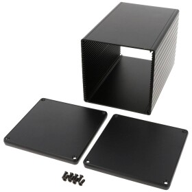 Hammond Electronics 1455NS1602BK univerzální pouzdro 160 x 103 x 103 hliník extrudovaný černá 1 ks