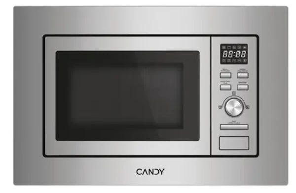 Candy CA20FMW7NG nerez / Vestavná mikrovlnná trouba / gril / 20 l / 800 W / displej (100002129540)