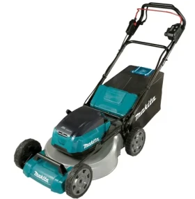 Makita DLM465PT4 / Aku Sekačka na trávu / 2x 18V / 3300 ot-min / až 1900 m2 / záběr 46 cm / koš 60 l / Bez aku (DLM465PT4)