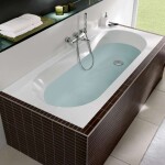 VILLEROY & BOCH - Oberon Vana Solo 180x80x47 cm, Quaryl, bílá UBQ180OBE2V-01