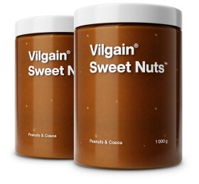 Vilgain Sweet Nuts – 2× Arašídy s kakaem 1000 g