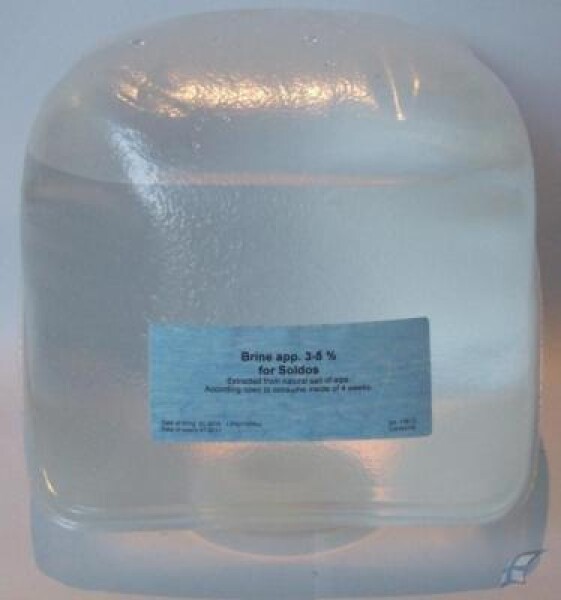 6 x 5l Politainer solný roztok pro SOLDOS + 6 x dezinfekční tableta CFSW176L