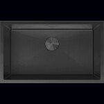 MEXEN - Trixo ocelový dřez 1-bowl 750 x 440 mm, černá HC 6415751000-70HC