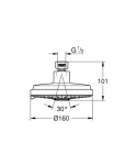 GROHE - Rainshower Hlavová sprcha 1/2, chrom 27134000