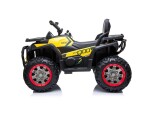 Mamido Dětská elektrická čtyřkolka 4x4 žlutá