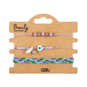 Náramky - Fialová mušle