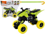 Mamido Terénní autíčko s tlačnou tyčí Quad XC zelené
