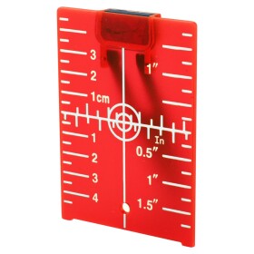 EXTOL PREMIUM 8823395 Cílová destička pro laserový paprsek, magnetická, červená