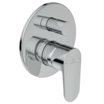 IDEAL STANDARD - Cerafine O Baterie pod omítku, pro 2 spotřebiče, s tělesem, chrom A7193AA