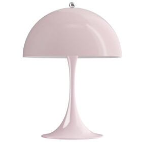 Louis Poulsen Přenosná lampa Panthella 250 Opal Pale Rose, růžová barva