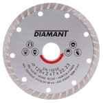 LEVIOR 21140 Kotouč diamantový, TURBO, 125mm, 22,2mm