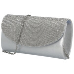 Módní dámské psaníčko Michelle Moon Dariss, stříbrné