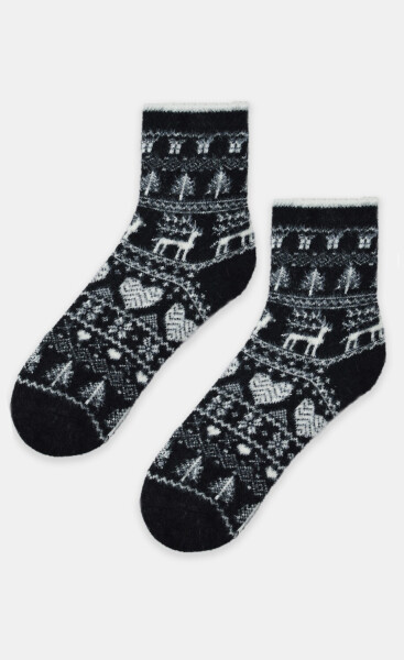 Noviti Sb091 Vánoční ponožky 36-41 pudrově růžová 36-41