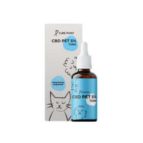 Cure Point CBD PET 5% Olej pro psy Tuna 10ml / s příchutí tuňáka (BG-PET06)