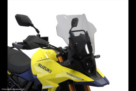 Suzuki V-Strom 800DE 23-25, V-Strom 800RE 24-25 Turistické plexi Powerbronze 360mm - tmavě kouřové