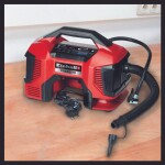 Einhell PRESSITO / Hybridní kompresor / 18V Akumulátor nebo 220V / 16 l-m / Tlak 11 bar (4020460)