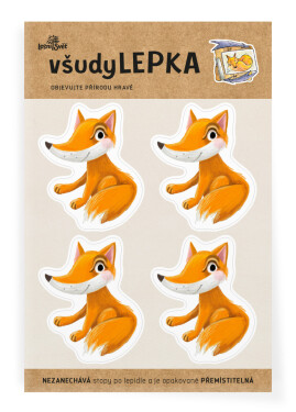 VšudyLEPKA vel. 1 -025 - Liška 4x