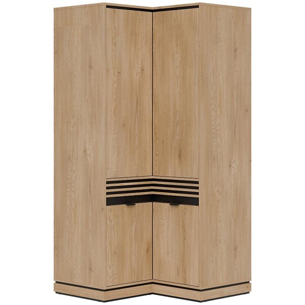 Rohová skříň Ferro FE13 dub crem torro