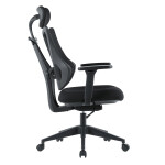 Kancelářská židle, synchronní mechanismus, černá síťovina, KA-H3245 BK