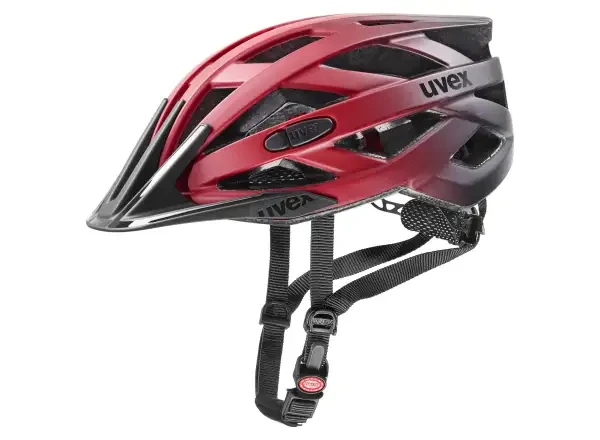 Cyklistická helma Uvex I-VO CC red-black mat M (52-57 cm)