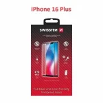SWISSTEN FULL FLUE COLOR FRAME CASE FRIENDLY ochranné sklo pro Apple iPhone 16 Plus černá (54501865)